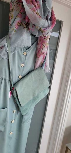 KRABI acqua button front midi Sz 46 (Fit 16-18UK)