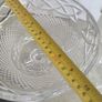 REAR  vintage GALWAY trinity knot  large Vintage Cut crystal pedestal bowl, heavy lead crystal and lid Image 8