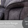 New Gresham 3+1+1 Grey Sofa Sets Image 5