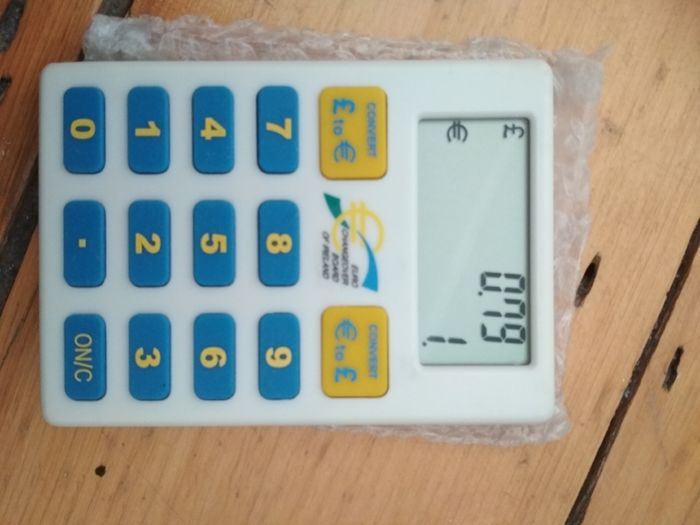 Digital Irish Pound Euro Converter