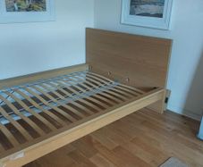 Ikea Malm King size frame oak