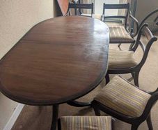 Dinning room table and chairs