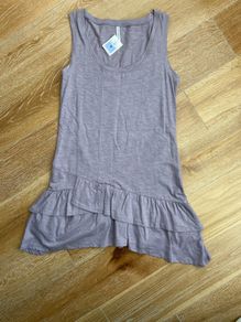 Brand New M&S Lilac Tunic Style Top Size 8