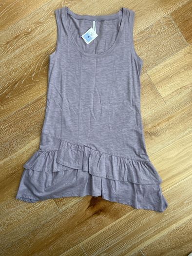 Brand New M&S Lilac Tunic Style Top Size 8