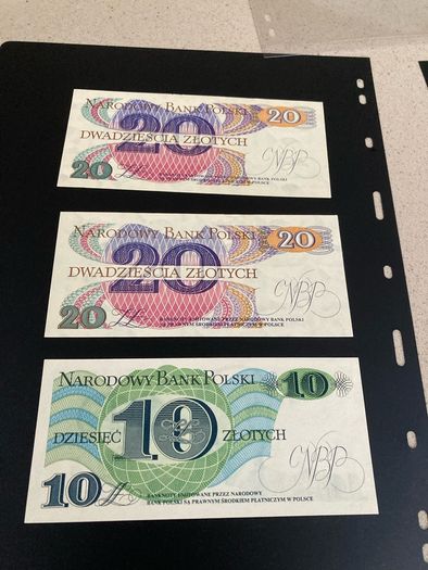 Poland banknotes lot of 6