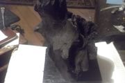 a antique bog oak sculpture