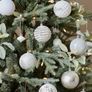 White Christmas Baubles x 50 Image 3