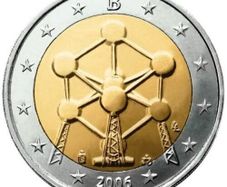 Belgium 2 Euro Commemorative Coin 2006 - Brussels Atom. Uncirculated.