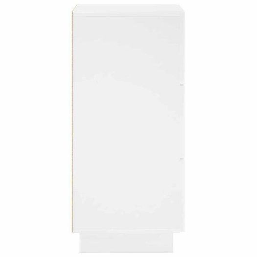 vidaXL High Gloss White 3-Drawer Sideboard