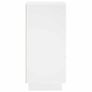 vidaXL High Gloss White 3-Drawer Sideboard Image 4