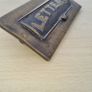 Antique brass letter plate Image 3