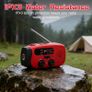 Wind Up Solar Radio, Emergency Radio, Portable Hand Crank Radio, AM/FM Radio with LED Torch, 7400mWh Rechargeable Power Bank, SOS Alarm, USB Phone Charger, Emergency Use for Camping Hiking Image 8