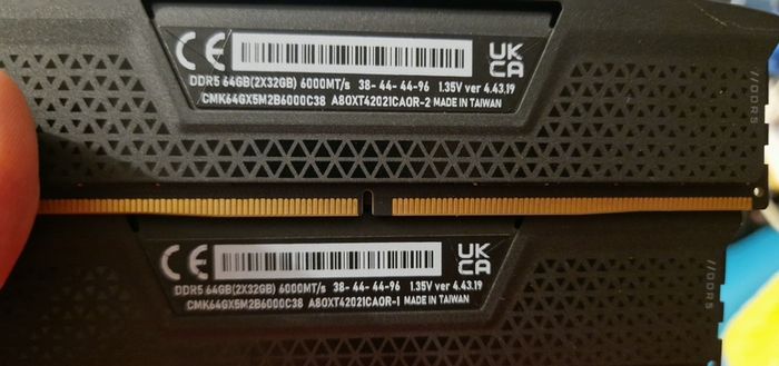 Vengeance RGB 64GB DDR5 memory for Intel