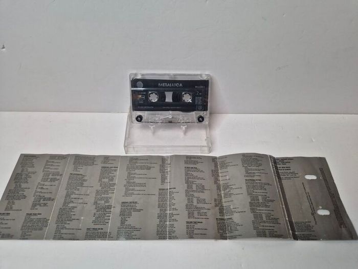 Metallica "The Black Album" Cassette Tape (1991 Original Vertigo Pressing)
