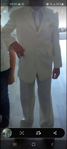 White Communion Suit Age 8-10