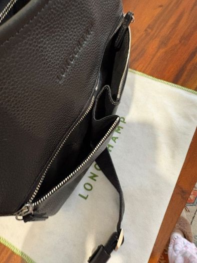 Luxury Designer brand Longchamp black leather bag BRAND NEW