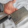 Rustic Cleaver Knife engraved Image 4