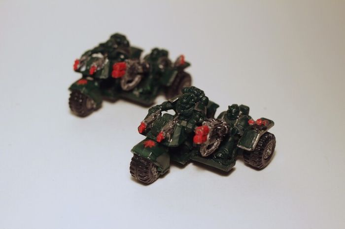 Warhammer 40k Command Squad & Attack Bikes