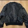 Zara men's vintage leather jacket Image 3