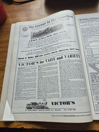 Rare Find: Vintage Railway Modellier Sept 1974