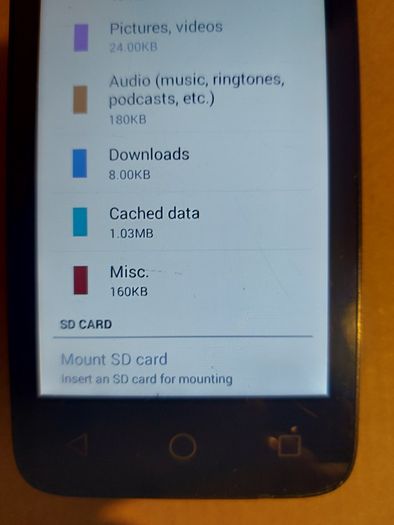 Alcatel One Touch Pixi 3 (4th Gen), in very good condition