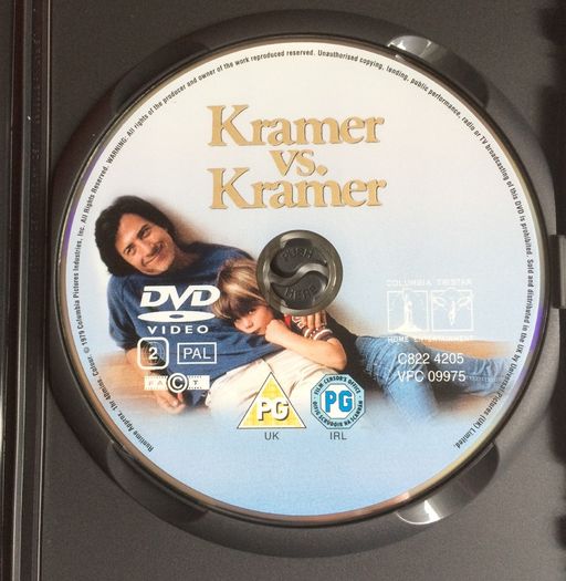 Kramer vs. Kramer [1979] Dustin Hoffman & Meryl Streep [Movie DVD] Academy Award Winner