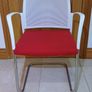 Red & White Boss Design Chairs Image 2