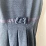 Lily & Dan soft grey pinafore (age 6-7) Image 2