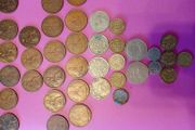 Vintage Pre-Decimal British Coin Job Lot (Pennies, 3d, Shillings &amp; 1973 EEC 50p)