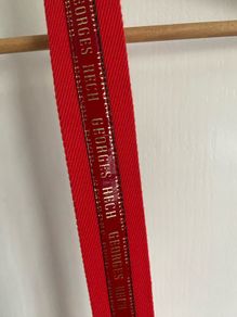 George's Rech ladies red belt