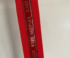 George's Rech ladies red belt