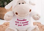 Personalised Sheep Plush Toy great gift present for kids or newborns