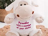 main image for ad Personalised Sheep Plush Toy great gift present for kids or newborns
