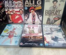Sacha Baron Cohen Dvd Collection Borat Ali G Grimsby Bruno