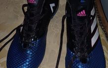 Like new: Adidas Messi 17.3 FG Football Boots Blue - UK Size 9