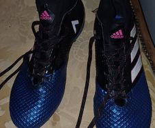 Like new: Adidas Messi 17.3 FG Football Boots Blue - UK Size 9