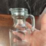 vintage Italian small glass pitcher Image 9