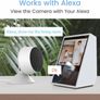 Smart Security Camera Indoor, Video Baby Monitor Pet Dog Camera with App Puppy Cam Night Vision 1080P 2-Way Audio, Motion Sound Detection Work with Alexa FREE POSTAGE Image 4