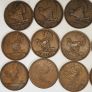 Ireland 1928-1968 Full Date 1d Penny Lot Date Run Including 1940 Key Date Penny Image 9