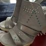 Marco Tozzi high heel Sandals 8UK 41EU Silver Grey Image 2