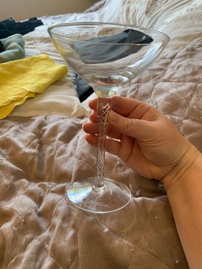 6 Paul Costello Martini Glasses