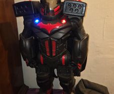Imaginext Red and Black Batbot Xtreme - Lights and Sounds fully working