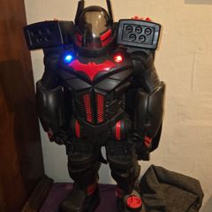Imaginext Red and Black Batbot Xtreme - Lights and Sounds fully working