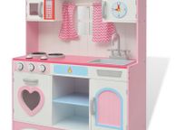 main image for ad Toy Kitchen Wood 82x30x100 cm Pink and White