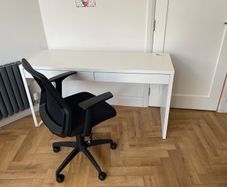 office chair and desk