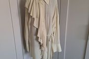 Shirt with front frill from Mango
