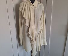 Shirt with front frill from Mango