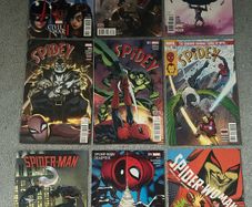 Spidey, Spider-man, Spiderman/Deadpool, Spider Woman & Spider-man 2099 bundle