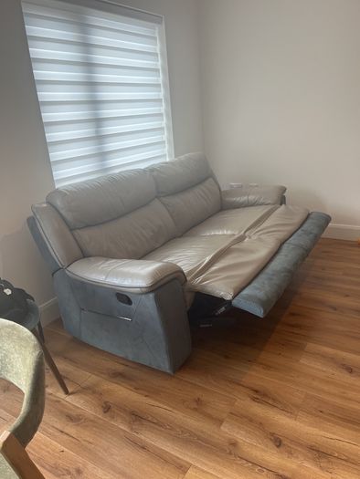 Leather Sofa 3 seats + Armchair