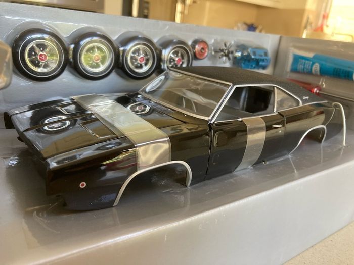 Dodge Charger Kit Bullitt Steve McQueen 1/18 Ertl rare